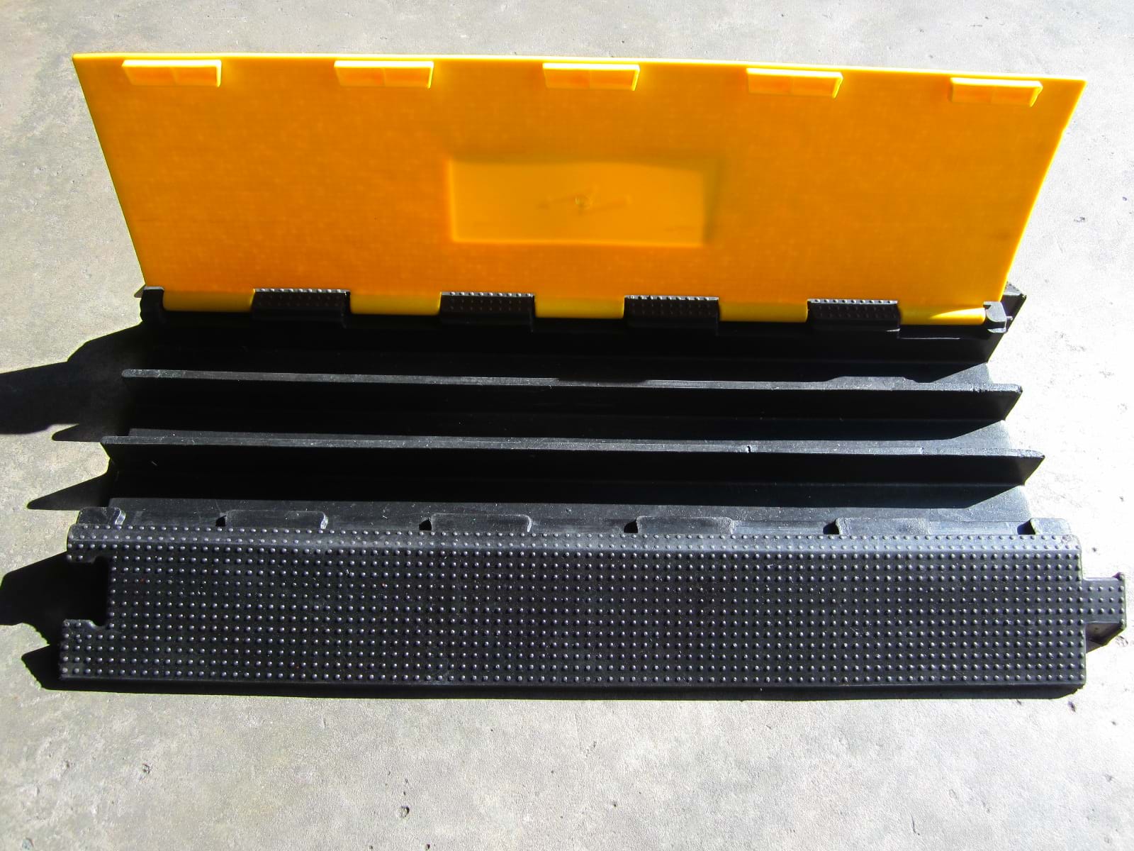 Cable Protectors-PVC Yellow Top